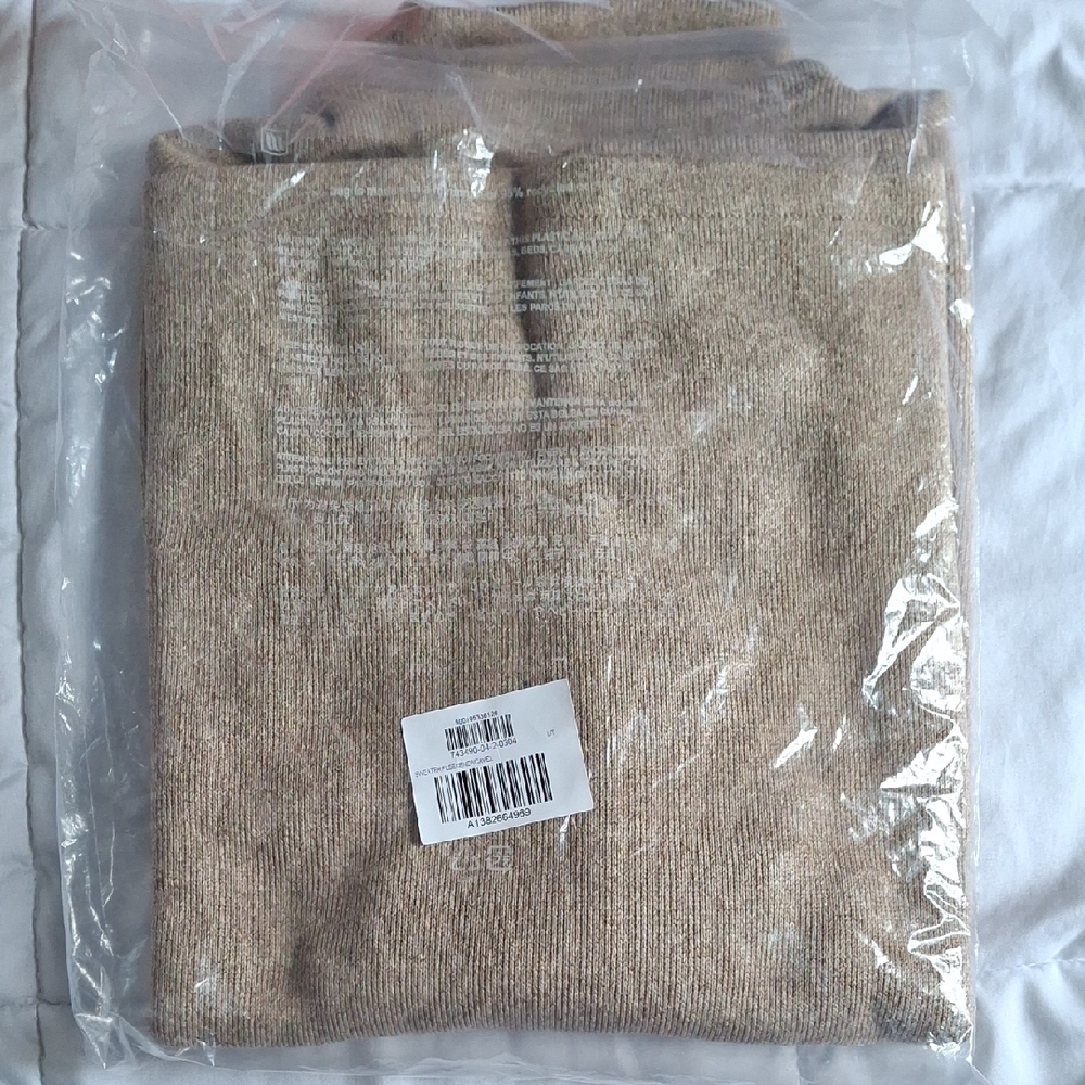 Old Navy Tan Zip Up Sweater Soft and Classic